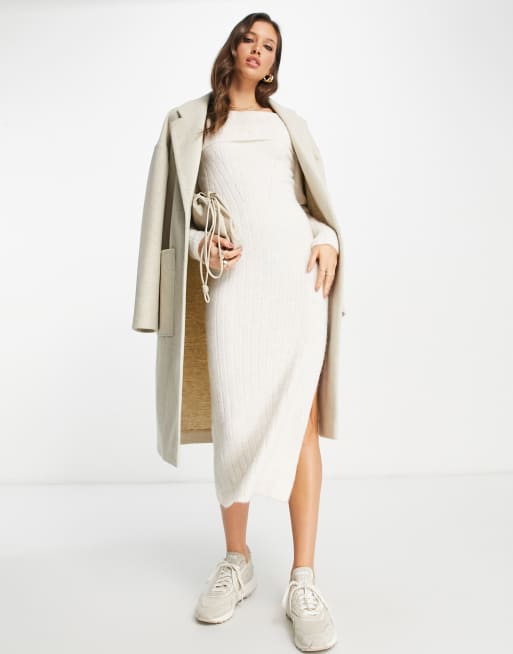 Off the shoulder deals coat dress