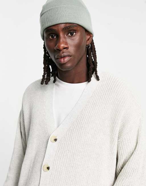 Asos grey cardigan sales
