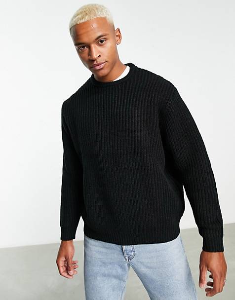 discount 60% MEN FASHION Jumpers & Sweatshirts Knitted Brown M Asos jumper 