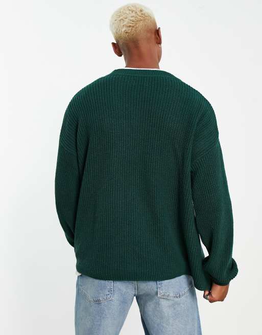 Forest green 2024 jumper mens