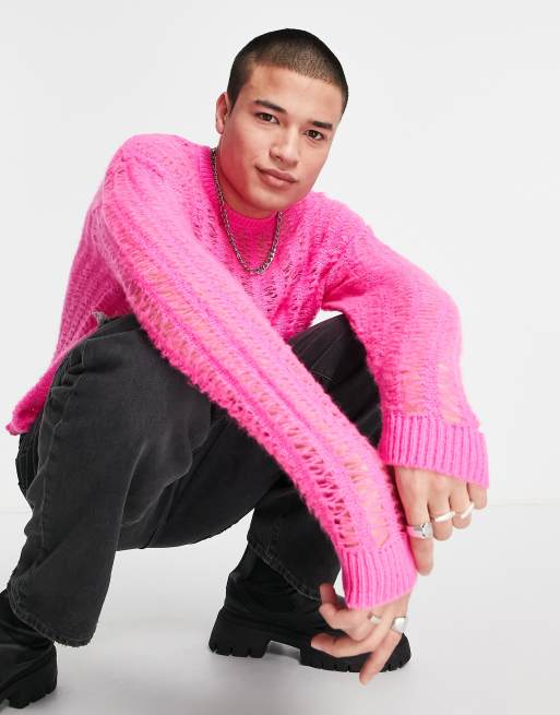 Asos neon jumper sale