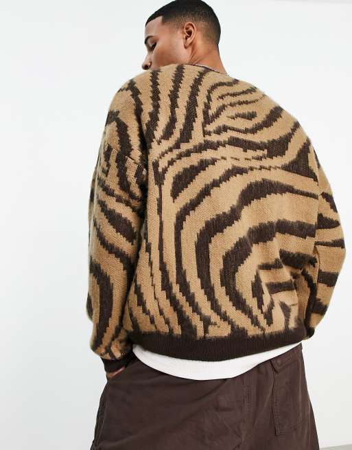 Asos animal print jumper hotsell