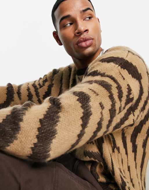 Asos animal print jumper sale