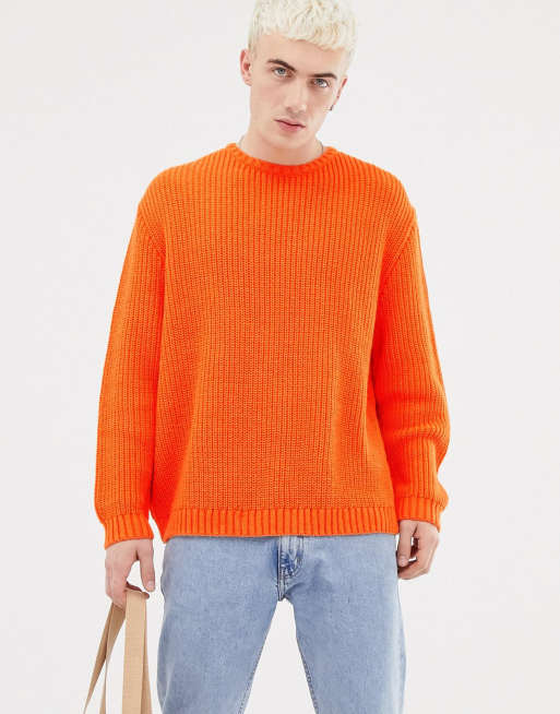 Orange baggy clearance jumper