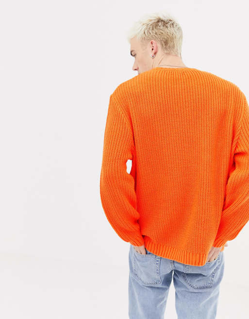 Asos orange sweater store
