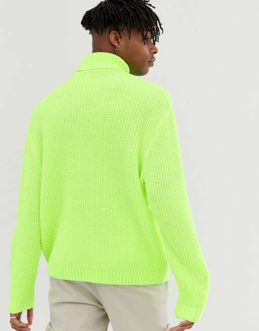 Asos on sale neon jumper