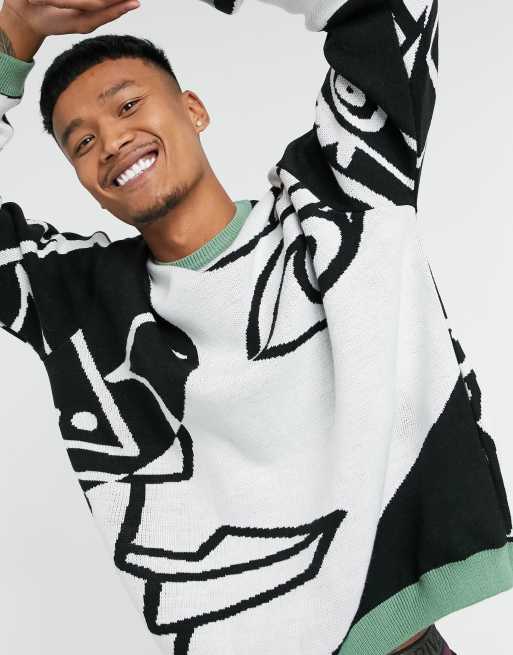 sweater with face