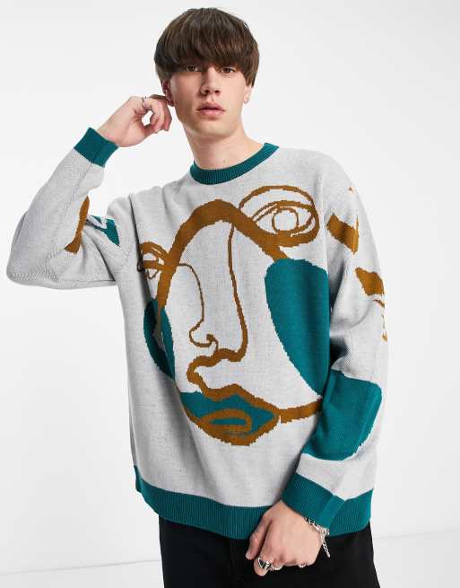 Asos graphic sweater new arrivals