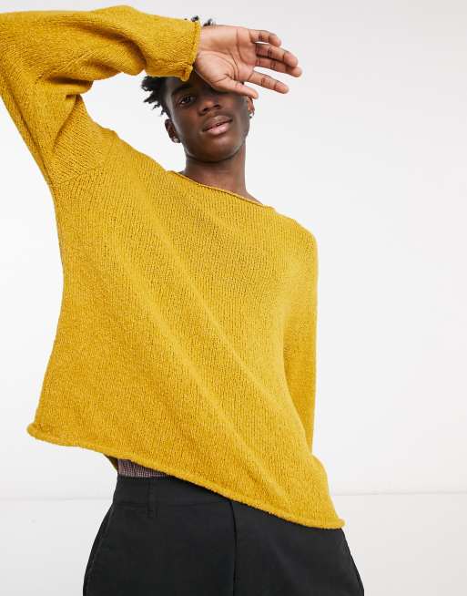 Asos yellow outlet sweater