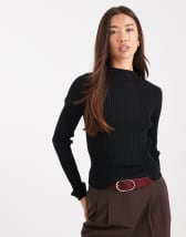 ASOS DESIGN oversized leather look collar jacket in brown check