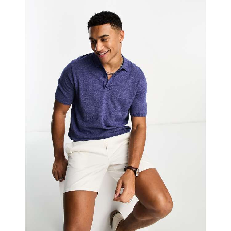 Plus Size 4XL-M Summer Thin Short Sleeve Knitted Polo Shirts