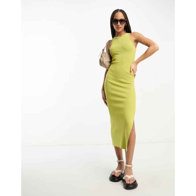 Racer store midi dress