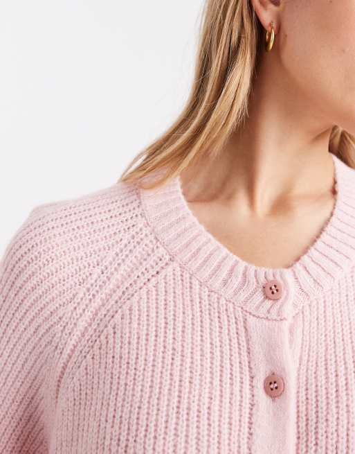ASOS DESIGN knit raglan cardigan