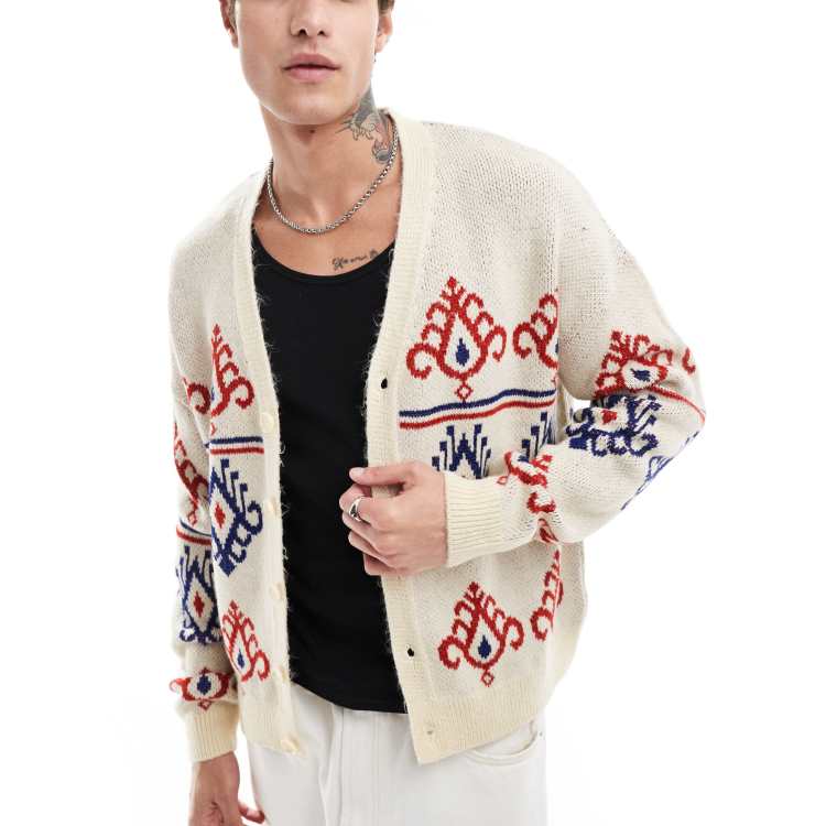 MLVINCE®︎ / paisley distressed cardigan - OTHELLO KUMAMOTO