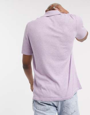 lilac polo shirt