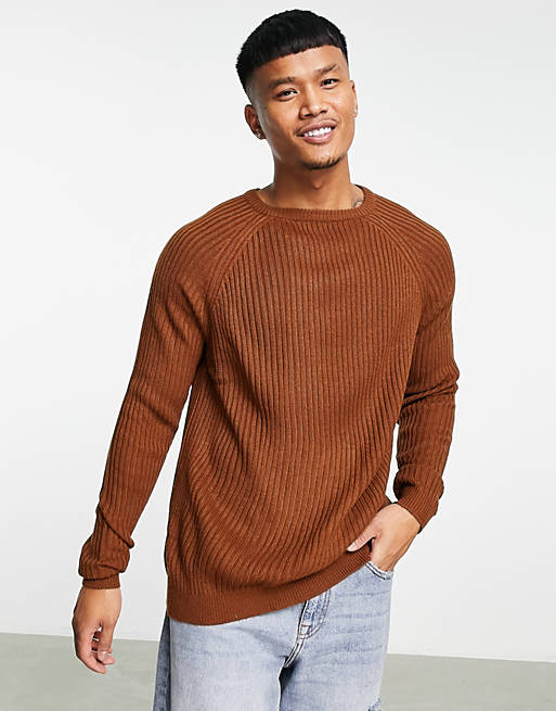 Jack & Jones jumper Brown XXL MEN FASHION Jumpers & Sweatshirts Knitted discount 63% 