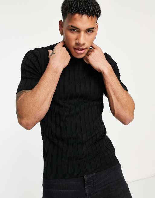 Asos turtleneck t clearance shirt