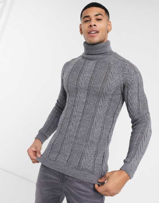 Asos polo neck on sale jumper