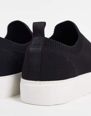asos black plimsolls