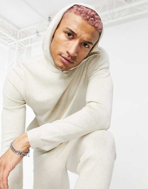 ASOS DESIGN knitted cotton set in oatmeal | ASOS
