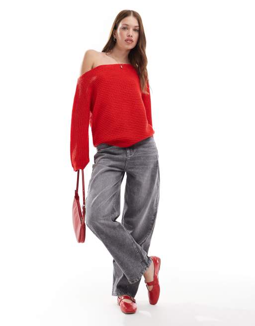 Asos red sweater hot sale