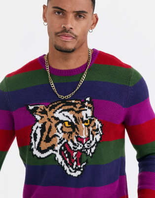 asos tiger sweater