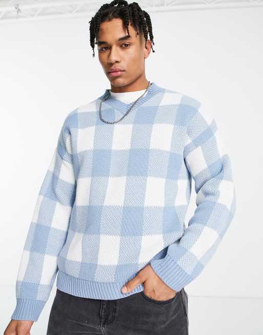 Blue hot sale gingham jumper