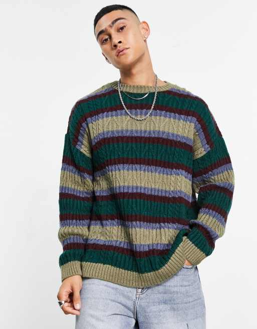 MULTI STRIPE SWEATER-