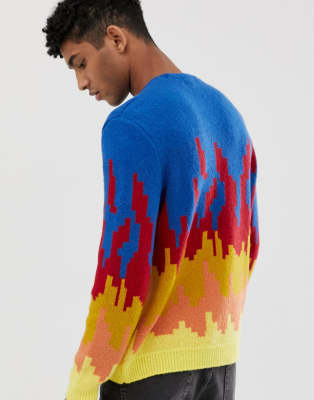 weekday flame sweater