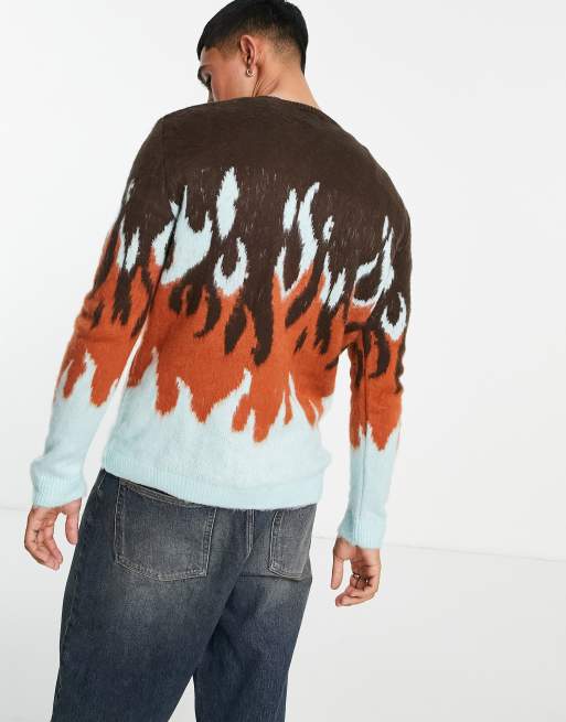 Weekday flame sale jacquard sweater asos