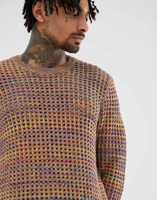 Multi coloured knit clearance jumper