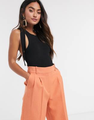 tie shoulder bodysuit