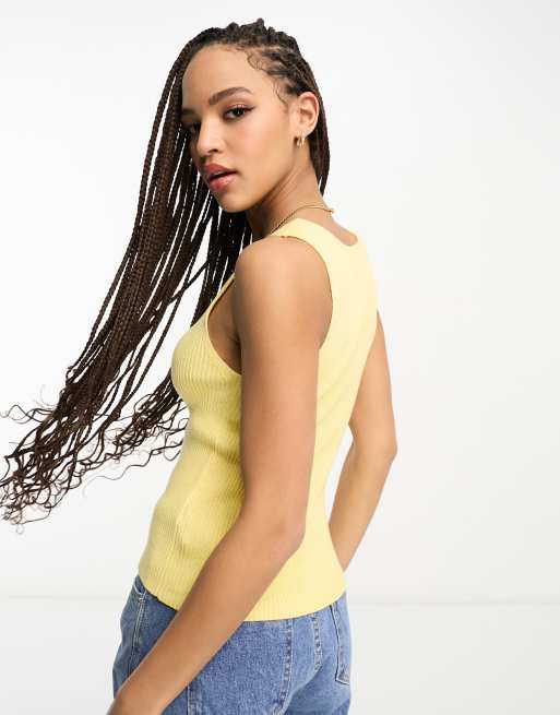 Asos yellow hot sale top