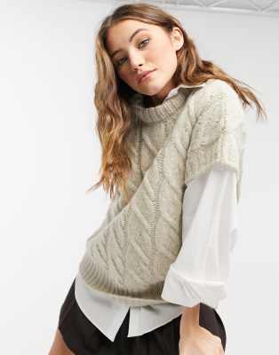 asos knitted vest