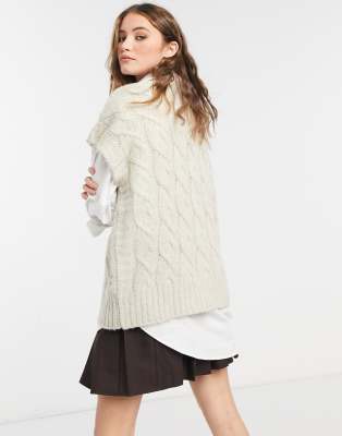 knitted vest asos