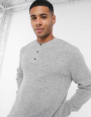 grey waffle jumper
