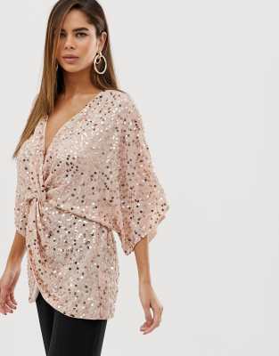 sequin kimono asos