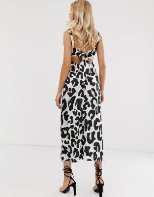 tie knot maxi dress