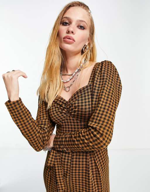 Asos check jumpsuit on sale