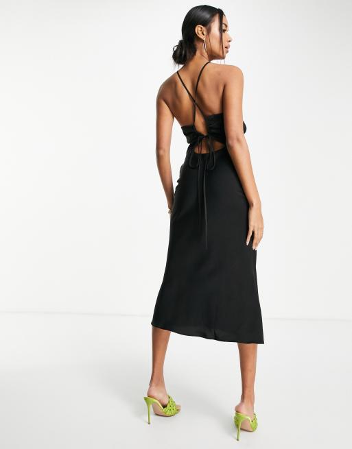 Black tie dresses clearance asos