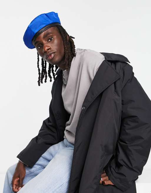 ASOS DESIGN – Kobaltowy beret