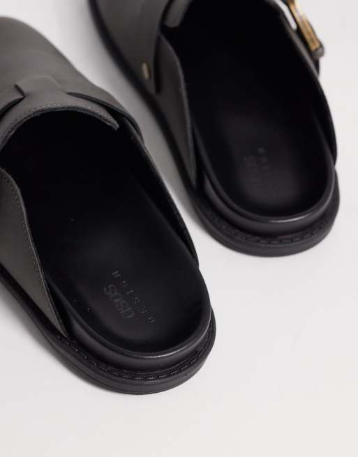 ASOS DESIGN - Koksgrå mules med spændestrop, 4 af 4