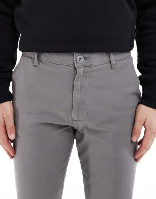 ASOS DESIGN - Koksgrå skinny-chinos , 5 af 5