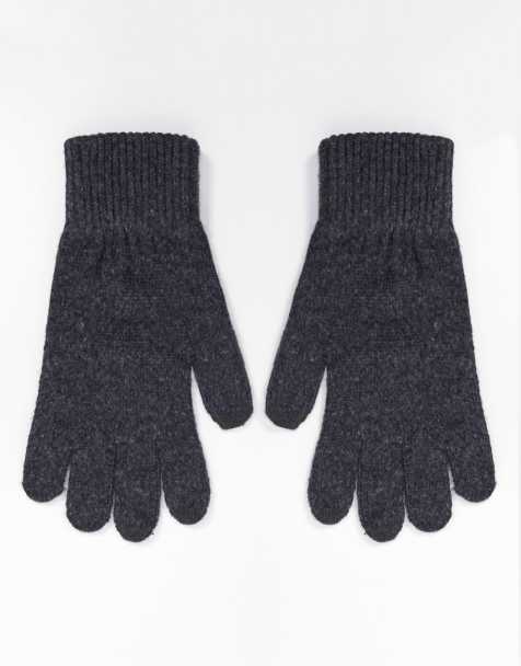 ASOS DESIGN - Koksgrå touchscreen-handsker i polyester - view 1
