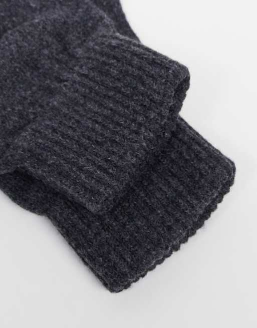 ASOS DESIGN - Koksgrå touchscreen-handsker i polyester, 2 af 4