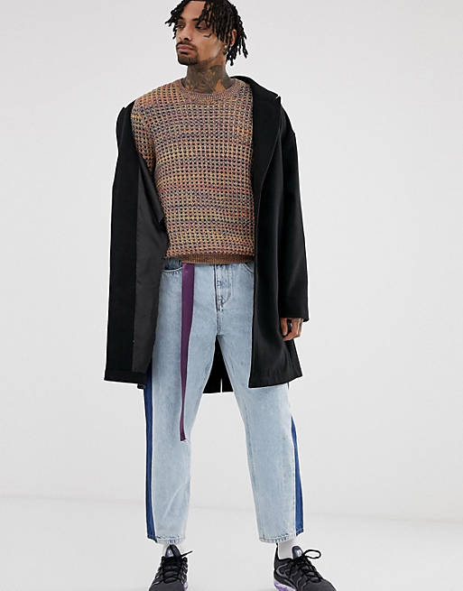 Asos Sweter z dzianiny Abstrakcyjny wz\u00f3r W stylu casual Moda Swetry Sweter z dzianiny 