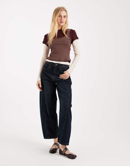 ASOS DESIGN – Kolorowy trójwarstwowy top z długimi rękawami, 2 z 4