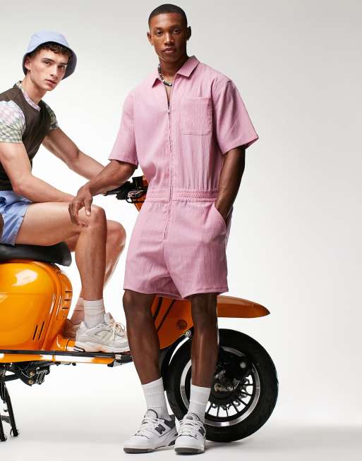 ASOS DESIGN – Kombinezon z teksturowanej tkaniny 