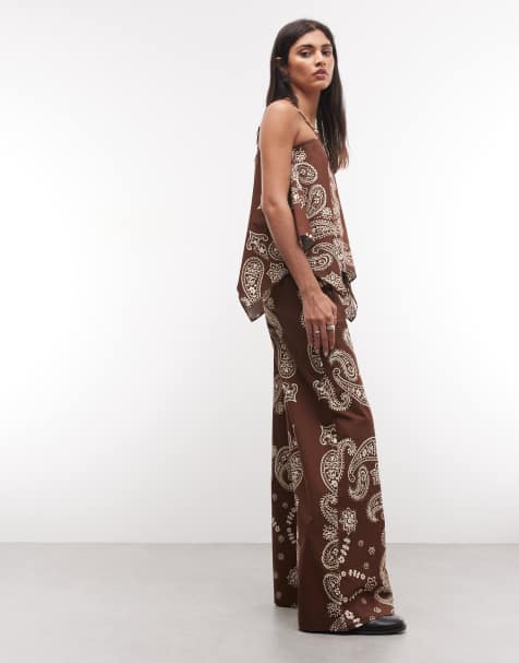 ASOS DESIGN Kombiteil-Hose mit weitem Bein und Tunnelzug - view 1