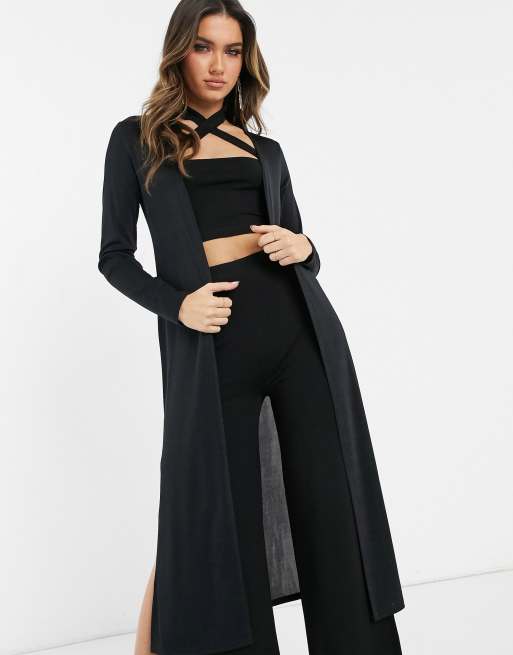 ASOS DESIGN – Schwarzes, dreiteiliges Set, 2 von 4